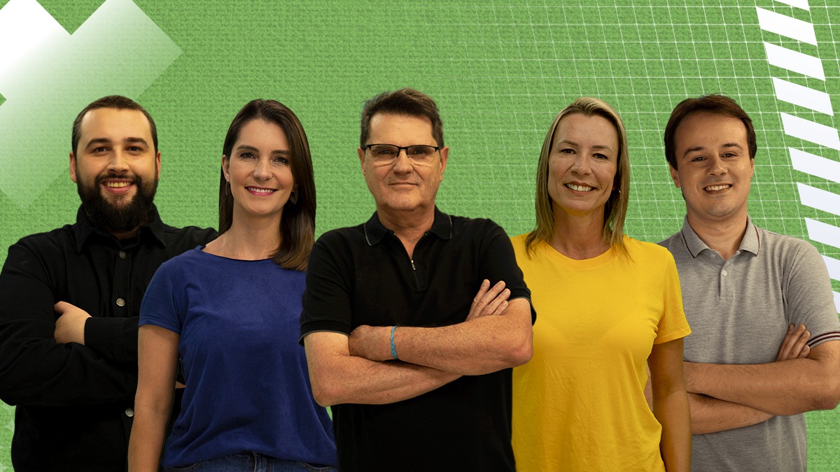 Elenco experiente estreia no Ric Esporte Clube para a maior cobertura esportiva do Paraná 
